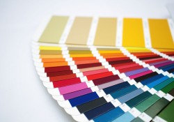 Paleta kolorów farb